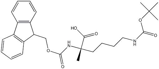 (2S)-6-{[(tert-butoxy)carbonyl]amino}-2-({[(9H-fluoren-9-yl)methoxy]carbonyl}amino)-2-methylhexanoic acid