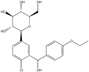 (2S,3R,4R,5S,6R)-2-(4-chloro-3-((4-ethoxyphenyl)(hydroxy)methyl)phenyl)-6-(hydroxymethyl)tetrahydro-2H-pyran-3,4,5-triol