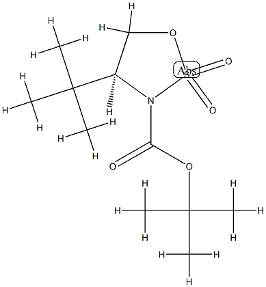 (4S)-4-叔丁基-1,2,3-氧杂噻唑烷-2,2-二氧-3-羧酸叔丁基酯