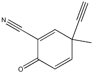 3-ethynyl-3-methyl-6-oxocyclohexa-1,4-diene-1-carbonitrile