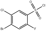 4-Bromo-5-chloro-2-fluorobenzenesulphonyl chloride