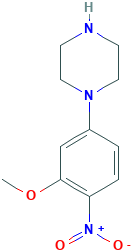 Piperazine, 1-(3-methoxy-4-nitrophenyl)-