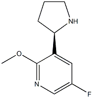 5-Fluoro-2-methoxy-3-(2R)-2-pyrrolidinylpyridine