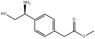 Benzeneacetic acid, 4-[(1S)-1-amino-2-hydroxyethyl]-, methyl ester