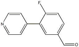 4-Fluoro-3-(pyridin-4-yl)benzaldehyde