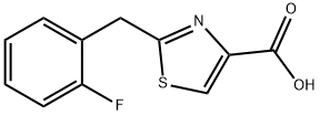 2-[(2-fluorophenyl)methyl]-1,3-thiazole-4-carboxylic acid