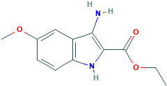 3-氨基-5-甲氧基-1H-吲哚-2-甲酸乙酯