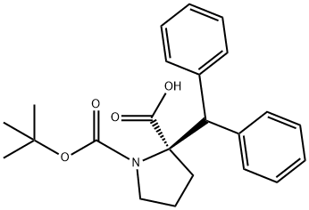 N-(t-Butoxycarbonyl)-2-benzhydryl-L-proline