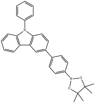 9-phenyl-3-[4-(4,4,5,5-tetramethyl-1,3,2-dioxaborolan-2-yl)phenyl]-9H-Carbazole