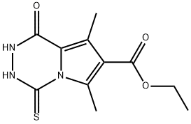 ethyl 6,8-dimethyl-1-oxo-4-sulfanyl-1H,2H-pyrrolo[1,2-d][1,2,4]triazine-7-carboxylate