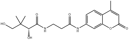 Butanamide, 2,4-dihydroxy-3,3-dimethyl-N-[3-[(4-methyl-2-oxo-2H-1-benzopyran-7-yl)amino]-3-oxopropyl]-, (2R)-