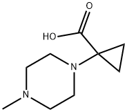1-(4-METHYLPIPERAZIN-1-YL)CYCLOPROPANE-1-CARBOXYLIC ACID