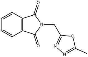 2-[(5-Methyl-1,3,4-oxadiazol-2-yl)methyl]isoindole-1,3-dione