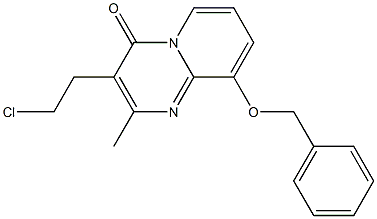 9-(benzyloxy)-3-(2-chloroethyl)-2-methyl-4H-pyrido[1,2-a]pyrimidin-4-one