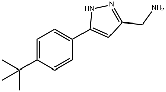1-[5-(4-tert-butylphenyl)-1H-pyrazol-3-yl]methanamine