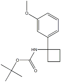 叔丁基(1-(3-甲氧基苯基)环丁基)氨基甲酸酯