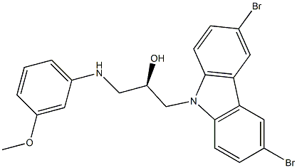 (R)-1-(3,6-dibroMo-9H-carbazol-9-yl)-3-(3-MethoxyphenylaMino)propan-2-ol