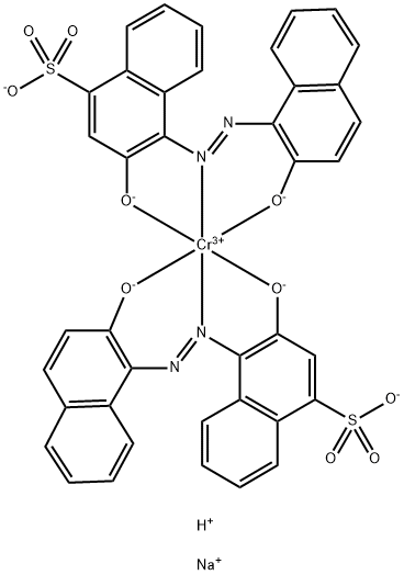 disodium hydrogen bis[3-hydroxy-4-[(2-hydroxy-1-naphthyl)azo]naphthalene-1-sulphonato(3-)]chromate(3-)