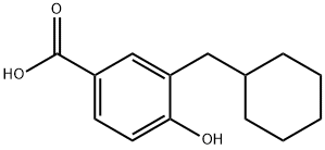 3-(cyclohexylmethyl)-4-hydroxybenzoic acid