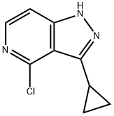 1H-Pyrazolo[4,3-c]pyridine, 4-chloro-3-cyclopropyl-