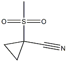 1-(methylsulfonyl)cyclopropanecarbonitrile