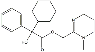 Benzeneacetic acid, α-cyclohexyl-α-hydroxy-, (1,4,5,6-tetrahydro-1-methyl-2-pyrimidinyl)methyl ester