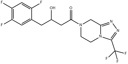1-Butanone, 1-[5,6-dihydro-3-(trifluoromethyl)-1,2,4-triazolo[4,3-a]pyrazin-7(8H)-yl]-3-hydroxy-4-(2,4,5-trifluorophenyl)-