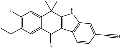 9-ethyl-8-iodo-6,6-dimethyl-11-oxo-5H-benzo[b]carbazole-3-carbonitrile