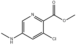 methyl 3-chloro-5-(methylamino)picolinate
