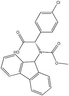 Benzeneacetic acid, 4-chloro-α-[[(9H-fluoren-9-ylmethoxy)carbonyl]amino]-, (αS)-