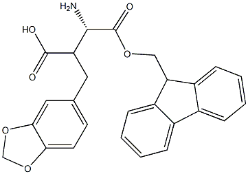 Fmoc-(S)-3-amino-2-(benzo[d][1,3]dioxol-5-ylmethyl)propanoicacid