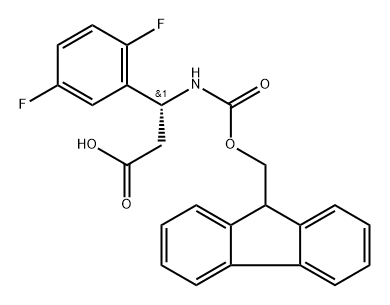 (3R)-3-(2,5-difluorophenyl)-3-({[(9H-fluoren-9-yl)methoxy]carbonyl}amino)propanoic acid