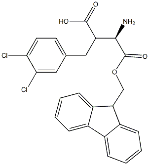 Benzenepropanoic acid, 3,4-dichloro-α-[[[(9H-fluoren-9-ylmethoxy)carbonyl]amino]methyl]-, (αR)-
