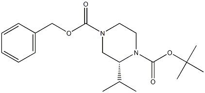 1-(叔丁基)(R)-2-异丙基哌嗪4-苄基-1,4-二羧酸酯