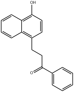 1-Propanone, 3-(4-hydroxy-1-naphthalenyl)-1-phenyl-