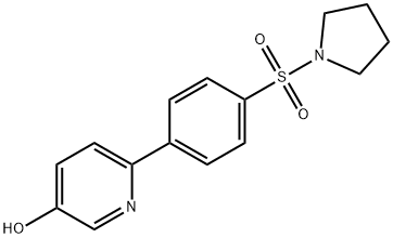 5-Hydroxy-2-[4-(pyrrolidinylsulfonyl)phenyl]pyridine