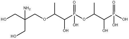 Phosphonic acid, P-[2-[2-amino-3-hydroxy-2-(hydroxymethyl)propoxy]-1-hydroxypropyl]-, mono(2-hydroxy-1-methyl-2-phosphonoethyl) ester