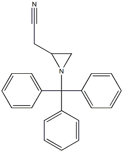 2-(1-三苯甲基氮杂环丙烷-2-基)乙腈