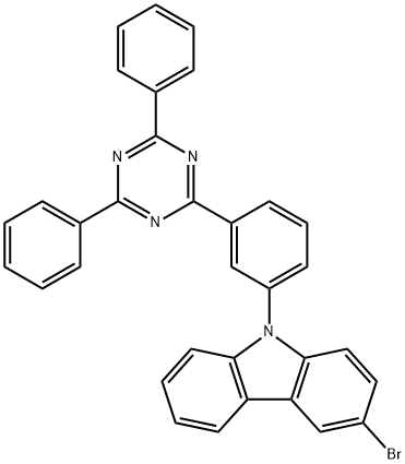 3-bromo-9-[3-(4,6-diphenyl-1,3,5-triazin-2-yl)phenyl]-9H-Carbazole