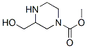 1-Piperazinecarboxylicacid,3-(hydroxymethyl)-,methylester(9CI)