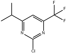 Pyrimidine, 2-chloro-4-(1-methylethyl)-6-(trifluoromethyl)-