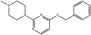 4-(benzyloxy)-2-(4-methylpiperazin-1-yl)pyrimidine