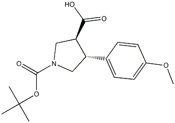 (3S,4R)-1-(TERT-BUTOXYCARBONYL)-4-(4-METHOXYPHENYL)PYRROLIDINE-3-CARBOXYLIC ACID