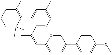 Retinoic acid,2-(4-methoxyphenyl)-2-oxoethyl ester, 13-cis-