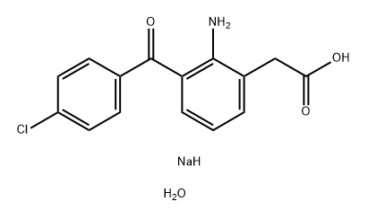 2-氨基-3-(4-氯苯甲酰基)苯乙酸(水合物)