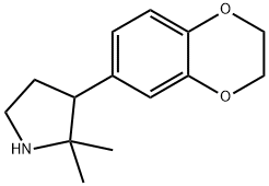 Pyrrolidine, 3-(2,3-dihydro-1,4-benzodioxin-6-yl)-2,2-dimethyl-