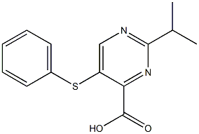 2-isopropyl-5-(phenylthio)pyrimidine-4-carboxylic acid