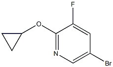 5-bromo-2-cyclopropoxy-3-fluoropyridine