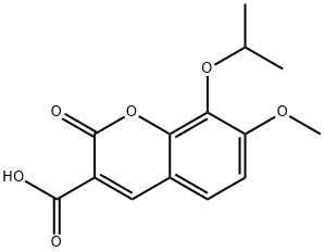 8-异丙氧基-7-甲氧基-2-氧代-2H-铬-3-羧酸