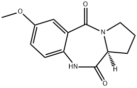 1H-Pyrrolo[2,1-c][1,4]benzodiazepine-5,11(10H,11aH)-dione, 2,3-dihydro-7-methoxy-, (11aS)-